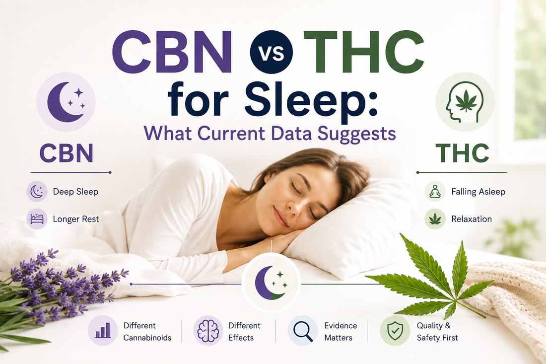 CBN vs THC for Sleep: What Current Data Suggests